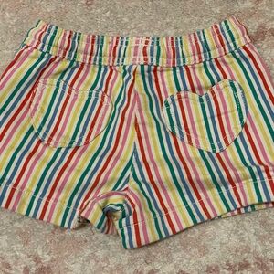 Mini Boden 4y Striped ❤️ pocket Shorts